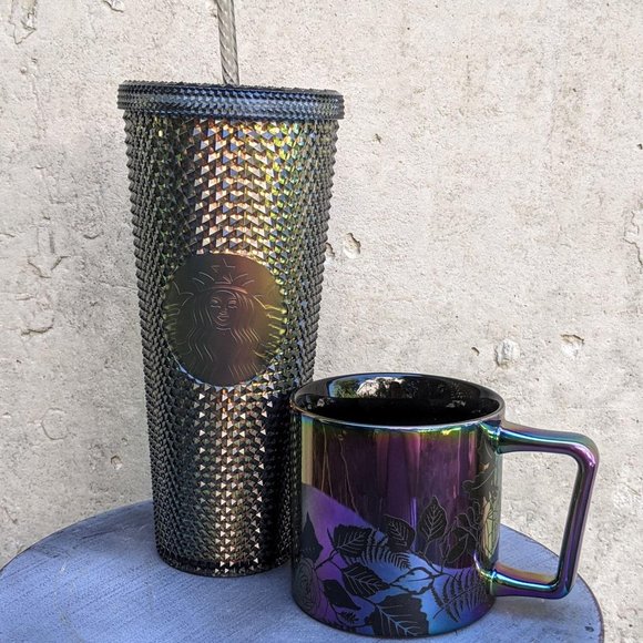 Starbucks 2020 Iridescent Black Mug & Tumbler - Picture 2 of 8